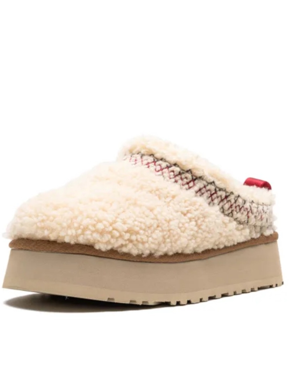 Ugg Tazz Braid "Heritage Braid Natural" Slippers Size 8